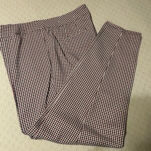 Cato Red and Black Checkered Pants